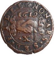 10 Grani - Alof de Wignacourt, Malta, 1619 reverse image