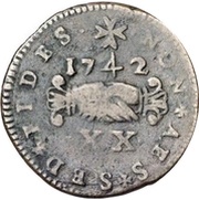 1 Taro - Manuel Pinto de Fonseca, Malta, 1742 reverse image