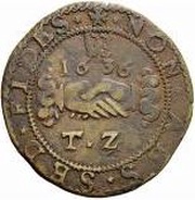 2 Tari - Giovani Paolo Lascaris Castellar, Malta, 1636-1643 reverse image