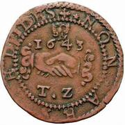 2 Tari - Giovani Paolo Lascaris Castellar, Malta, 1643 reverse image