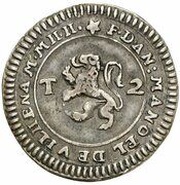 2 Tari - Antonio Manoel de Vilhena obverse image