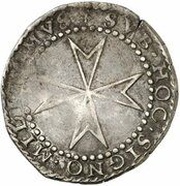 3 Tari - John de la Cassiere, Malta, 1572-1581 reverse image