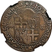 4 Tari Countermarked obverse image
