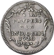 4 Tari - Marc’Antonio Zondadari, Malta, 1720 reverse image