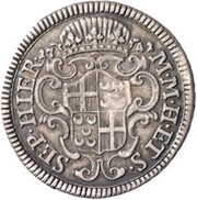 4 Tarì - Manuel Pinto de Fonseca, Malta, 1741 reverse image