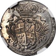 4 Tari - Manuel Pinto de Fonseca, Malta, 1756-1757 reverse image