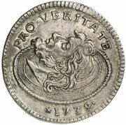 6 Tari - Ramon Despuig, Malta, 1739 reverse image