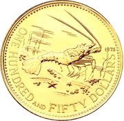 150 Dollars - Elizabeth II Independence, Bahamas, 1973-1977 reverse image