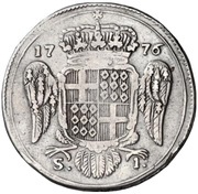 1 Scudo - Emmanuel de Rohan, Malta, 1776 reverse image