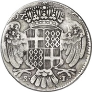 1 Scudo - Emmanuel de Rohan, Malta, 1776 reverse image