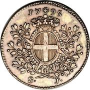1 Scudo - Emmanuel de Rohan, Malta, 1796 reverse image