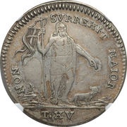15 Tarì - Manuel Pinto de Fonseca, Malta, 1759-1761 reverse image