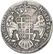 15 Tarì - Emmanuel de Rohan, Malta, 1781 reverse image