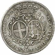 2 Scudi - Antonio Manoel de Vilhena, Malta, 1725 reverse image
