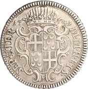 2 Scudi - Manuel Pinto de Fonseca, Malta, 1741 reverse image