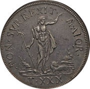 30 Tari - Manuel Pinto de Fonseca, Malta, 1759-1761 reverse image