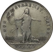 30 Tari - Manuel Pinto de Fonseca, Malta, 1761 reverse image