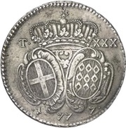 30 Tarì - Emmanuel de Rohan, Malta, 1777 reverse image