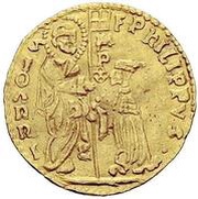 1 Zecchino - Philipe Villiers de L'Isle Adam obverse image