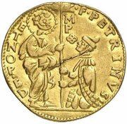 1 Zecchino - Pietrino Del Ponte obverse image