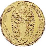 1 Zecchino - Antoine de Paule, Malta, 1623-1636 reverse image