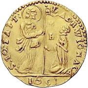 1 Zecchino - Adrian de Wignacourt obverse image