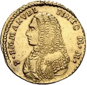 1 Zecchino - Manuel Pinto de Fonseca obverse image