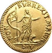 5 Scudi - Manuel Pinto de Fonseca, Malta, 1756 reverse image