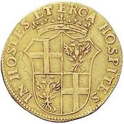 2 Zecchini - Giovani Paolo Lascaris Castellar, Malta, 1636-1657 reverse image