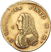 2 Zecchini - Manuel Pinto de Fonseca obverse image