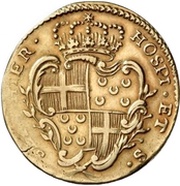 2 Zecchini - Manuel Pinto de Fonseca, Malta, 1741-1773 reverse image