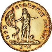 10 Scudi - Manuel Pinto de Fonseca, Malta, 1756-1761 reverse image