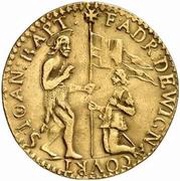4 Zecchini - Adrian de Wignacourt, Malta, 1695 reverse image