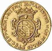 4 Zecchini - Marc’Antonio Zondadari, Malta, 1722 reverse image