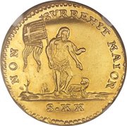 20 Scudi - Manuel Pinto de Fonseca, Malta, 1764 reverse image