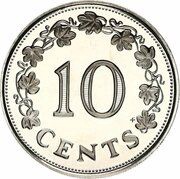 10 Cents reverse image