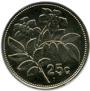 25 Cents, Malta, 1991-2007 reverse image