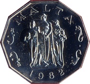 50 Cents Decimalization obverse image