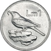 1 Lira reverse image