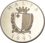 1 Lira / 2 Ecu 430 Years of Defense of Christianity obverse image