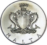 4 Liri Cottonera Gate obverse image