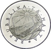 4 Liri Fort Manoel Gate obverse image