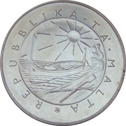 5 Lira Xarolla Windmill obverse image