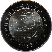 5 Liri Maria Dacoutros obverse image