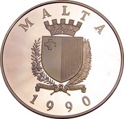 5 Liri Malta's Entry into the EEC obverse image