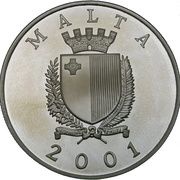 5 Liri Enrico Mizzi obverse image
