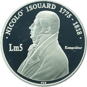 5 Liri Nicolò Isouard, Malta, 2002 reverse image