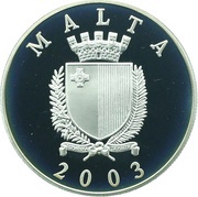 5 Liri Sir Adriano Dingli obverse image