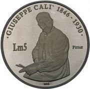 5 Liri Giuseppe Calì, Malta, 2004 reverse image