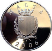 5 Liri Sir Temistokle Zammit obverse image